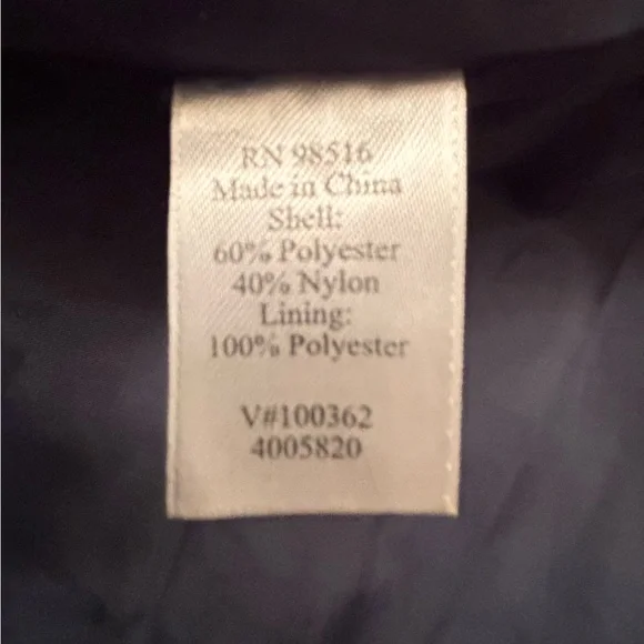 1X Coldwater Creek Midnight Blue Quilted Vest - Picture 4 of 7